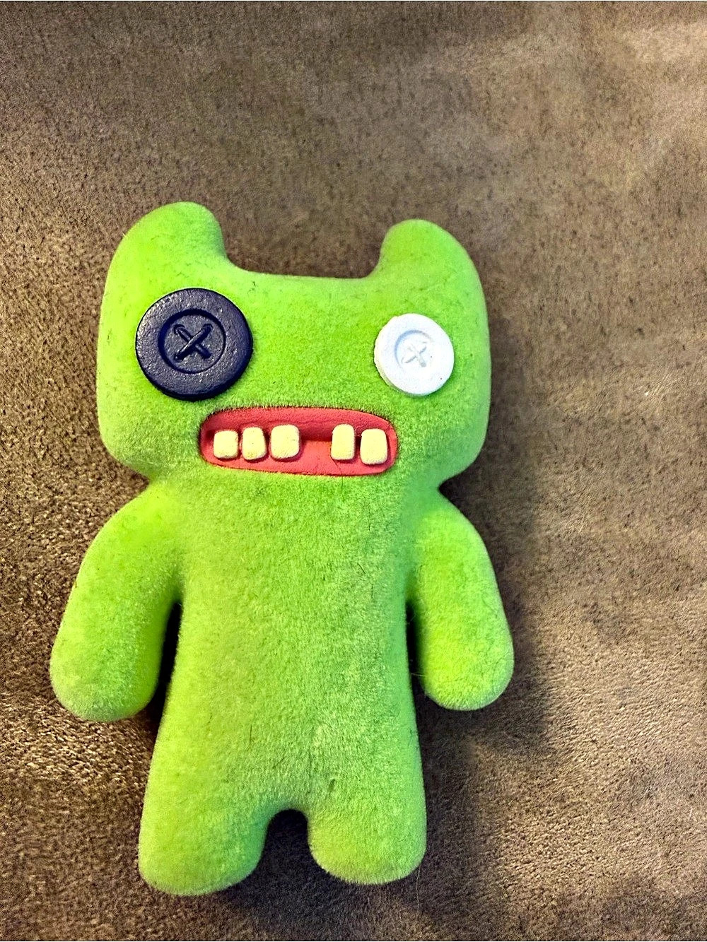 Fuggler Munch Munch Green Flocked Catch Me Series 1 2.5” Figure